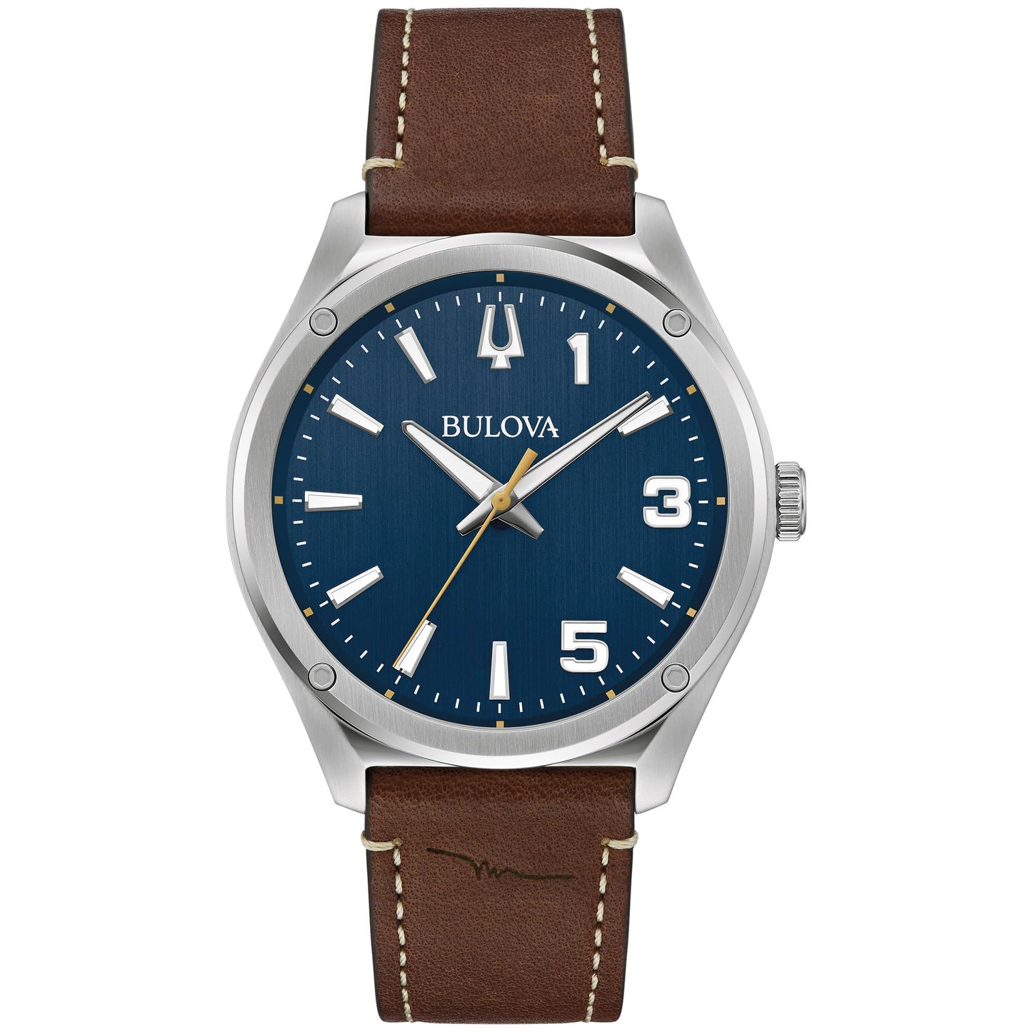 HOTBulova Marc Anthony Sport Strap Quartz Watch, Stainless Steel, Sapphire Crystal