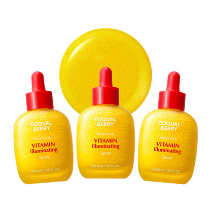 HOTEQQUALBERRY Vitamin Illuminating Serum | Niacinamide 4% & TXA | Brightening Vitamin C Serum for Face Glow with Hyaluronic Acid | Dark Spot & Uneven Tone Care | Korean Skincare, 1.01 fl oz