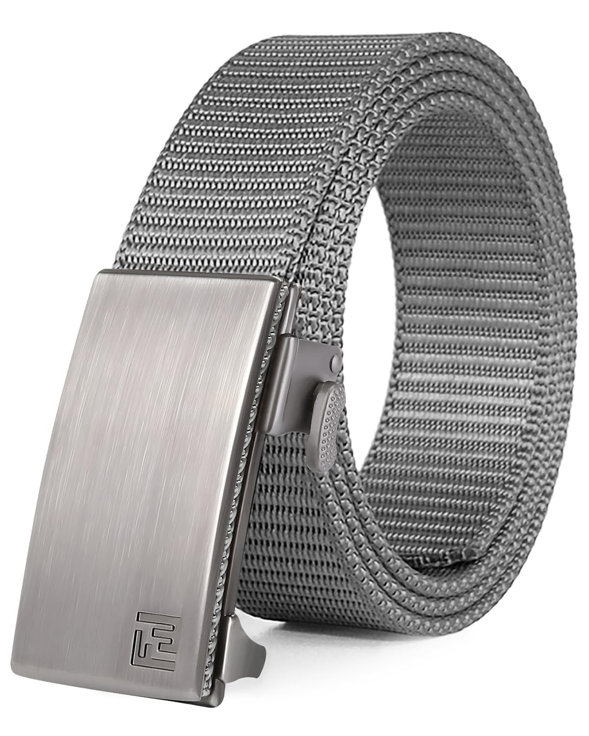 HOTFAIRWIN Men's Ratchet Belt, Nylon Tactical Belt, Adjustable Ratcheting Buckle for Golf Work Casual Outdoor Hiking Daily Wear