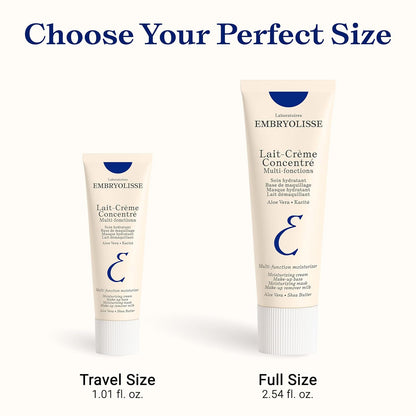 HOTEmbryolisse Lait-Crème Concentré Face Moisturizer and Makeup Primer, French Face Cream With Shea Butter & Aloe Vera, 2.54 Fl Oz