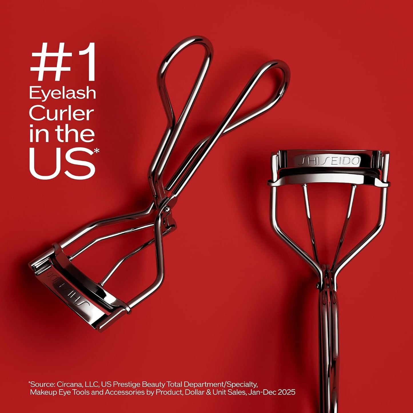 HOTShiseido Eyelash Curler - Crimps & Curls Lashes for Perfect, Eye-Framing Fringe - Gentle & Safe - Includes Replacement Pad