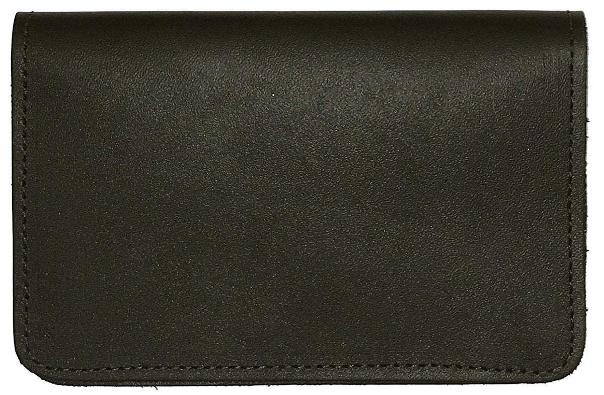 HOTRustic Hickory Leather Top Stub Checkbook Cover