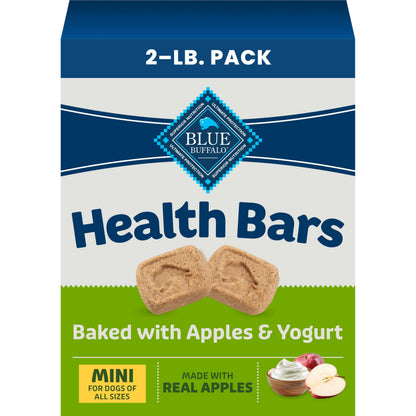 HOTBlue Buffalo Health Bars Bacon, Egg & Cheese Crunchy Dog Biscuits, Oven-Baked with Real Bacon & Natural Ingredients, Healthy Dog Treats with No Artificial Flavors or Preservatives, Jumbo Box 3.5 lbs.