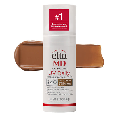 HOTEltaMD UV Daily SPF Face Sunscreen Moisturizer with Zinc Oxide, Daily Face Moisturizer with SPF, Sunscreen for Dry Skin