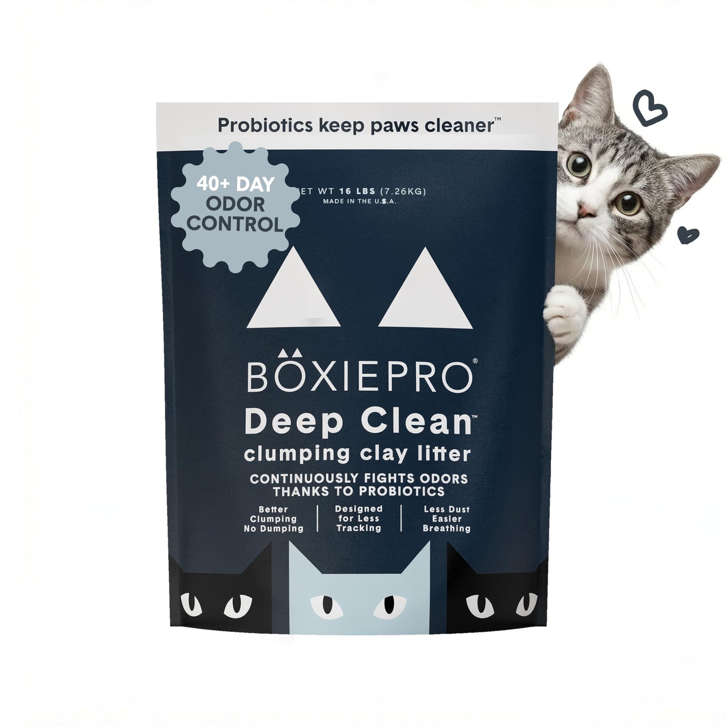 HOTBoxiePro Bot Probiotic Cat Litter Automatic Box 40+ Day Odor Control 16 lb