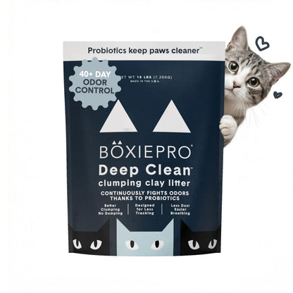 HOTBoxiePro Bot Probiotic Cat Litter Automatic Box 40+ Day Odor Control 16 lb