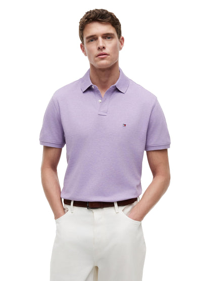 HOTTommy Hilfiger Men's Short Sleeve Polo Shirts in Classic Fit with Stretch and Organic Pique Cotton