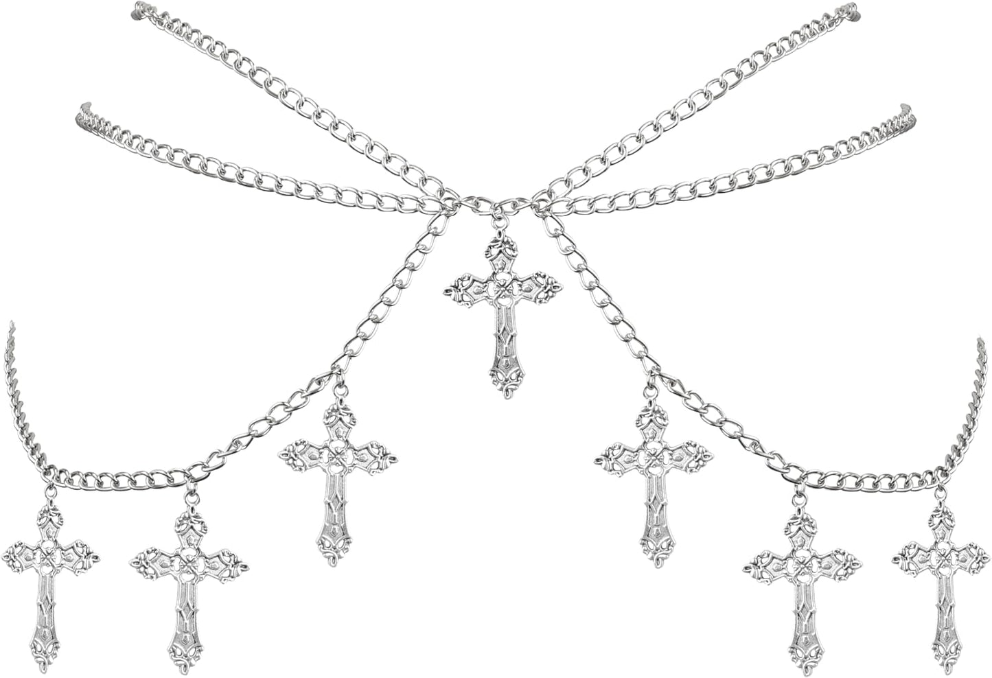 HOTSacina Gothic Cross Waist Chain & Belt - Emo, Punk, Grunge Accessories