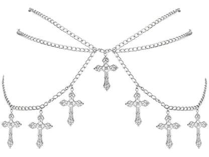 HOTSacina Gothic Cross Waist Chain & Belt - Emo, Punk, Grunge Accessories