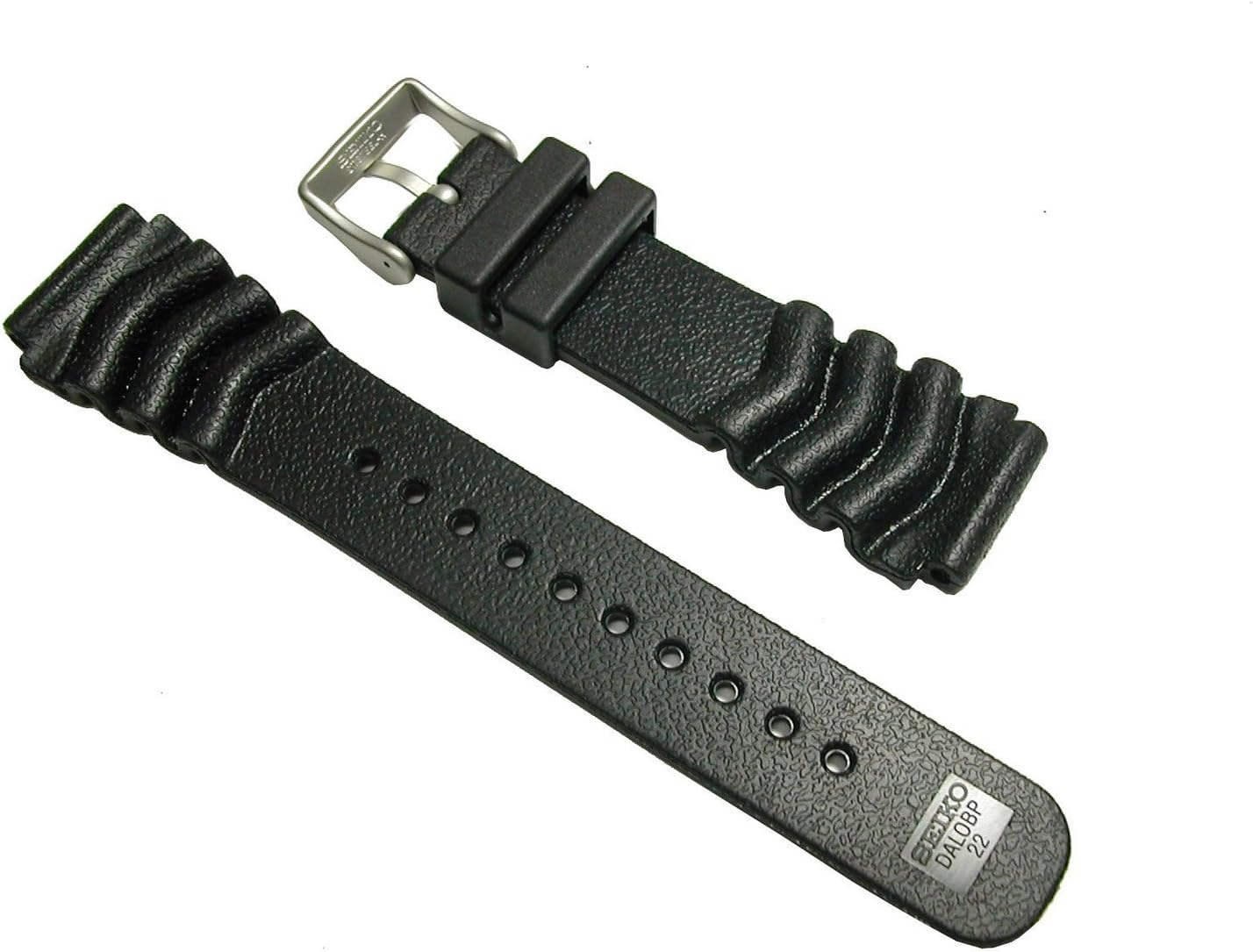HOTSEIKO Genuine Divers Urethane Rubber Watch Band DAL0BP 22mm