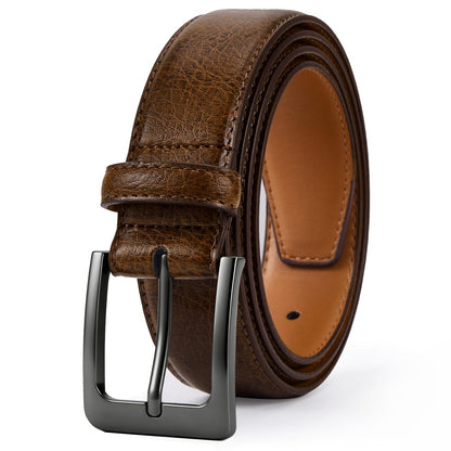 HOTVATAN Men's Genuine Leather Dress Belts, Handmade Classic Every Day Leather Jeans Belt for Men Work Business Casual