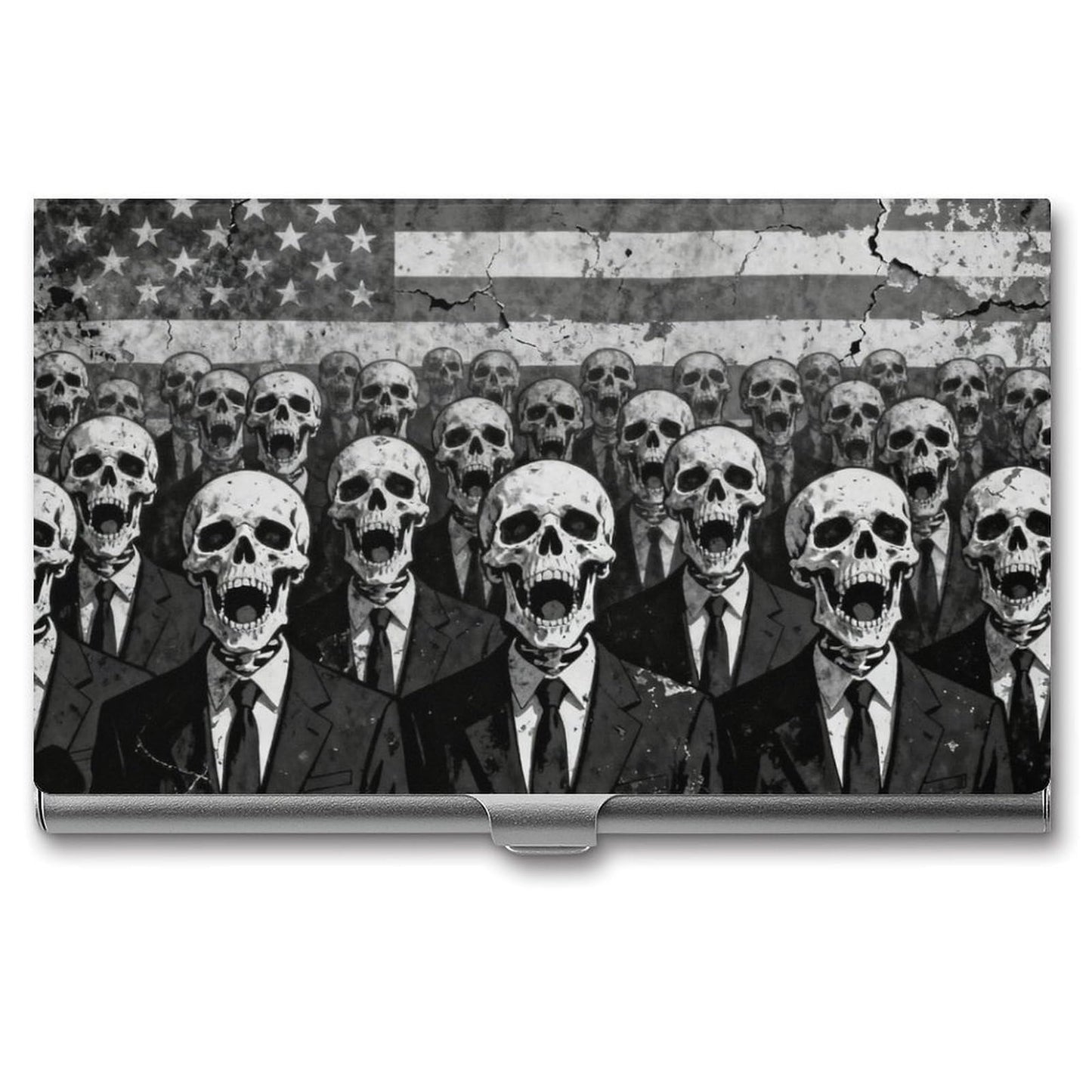 HOTBusiness Card Holder Case Slim, Aluminum Alloy, Credit Card Organizer Nautical Green Sea Turtles Beach for Men Women