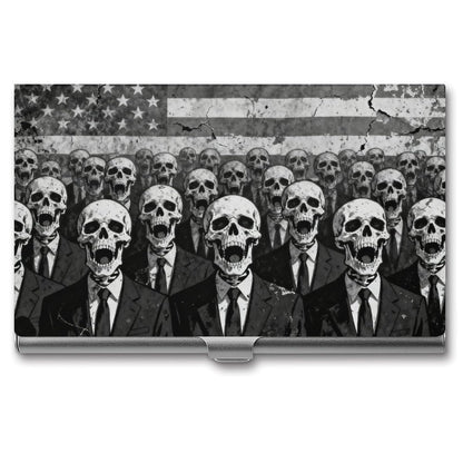 HOTBusiness Card Holder Case Slim, Aluminum Alloy, Credit Card Organizer Nautical Green Sea Turtles Beach for Men Women