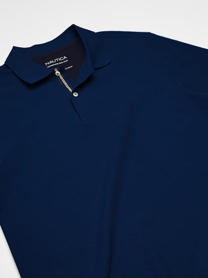 HOTNautica Men's Big and Tall Classic Fit Short Sleeve Solid Performance Deck Polo Shirt | Designed Exclusively for Big & Tall Men