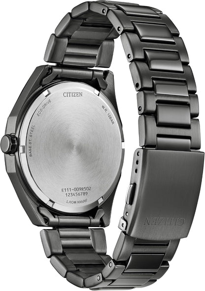 HOTCitizen Men's Eco-Drive Sport Casual Odyn Watch, Stainless Steel Watch, 3 Hand, Date