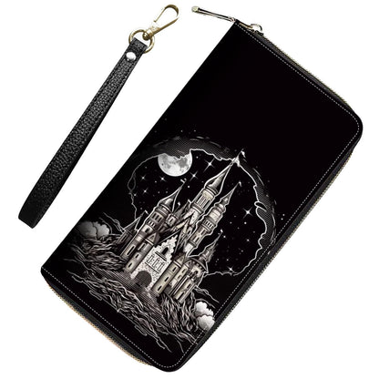 HOTWomens Wallet,RFID Blocking Large Capacity Clutch,Zip Around Leather Purse with 8 Card Slots,Bill Compartments Coin Pocket - Dragon