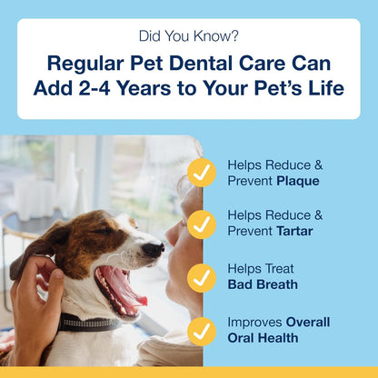 HOTProDen PlaqueOff Powder for Dogs - Dog Tartar and Plaque Remover - 60g | VOHC Accepted Dental Powder for Pet Oral Care - Supports Fresher Breath and Dental Hygiene - 100% Natural Kelp Formula