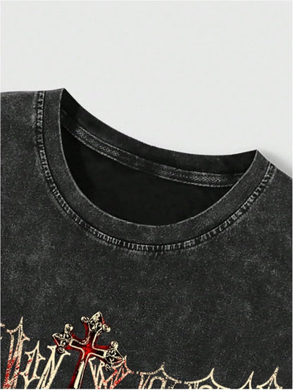 HOTVerdusa Men's Graphic Tees Y2k Grunge Hippie Tee Distressed Summer Shirt Sreetwear Sleeveless Tank Top