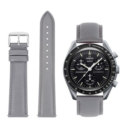 HOTTStrap Leather Watch Bands for Moonswatch - Watch Strap Compatible with Omega x Swatch Moonwatch - 20mm Quick Release Watch Band Replacement for Moonswatch Speedmaster