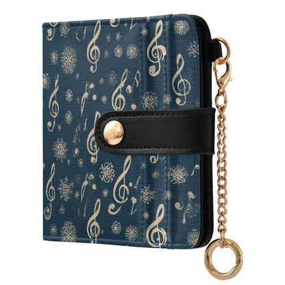 HOTElegant Peonies and Irises Rfid Women Wallet 1 Pack Cute Coin Purse PU Leather Small Wallets Credit Card Holder Bifold Zipper Thin Travel Wallet for Female Ladies Teen Girls Girly