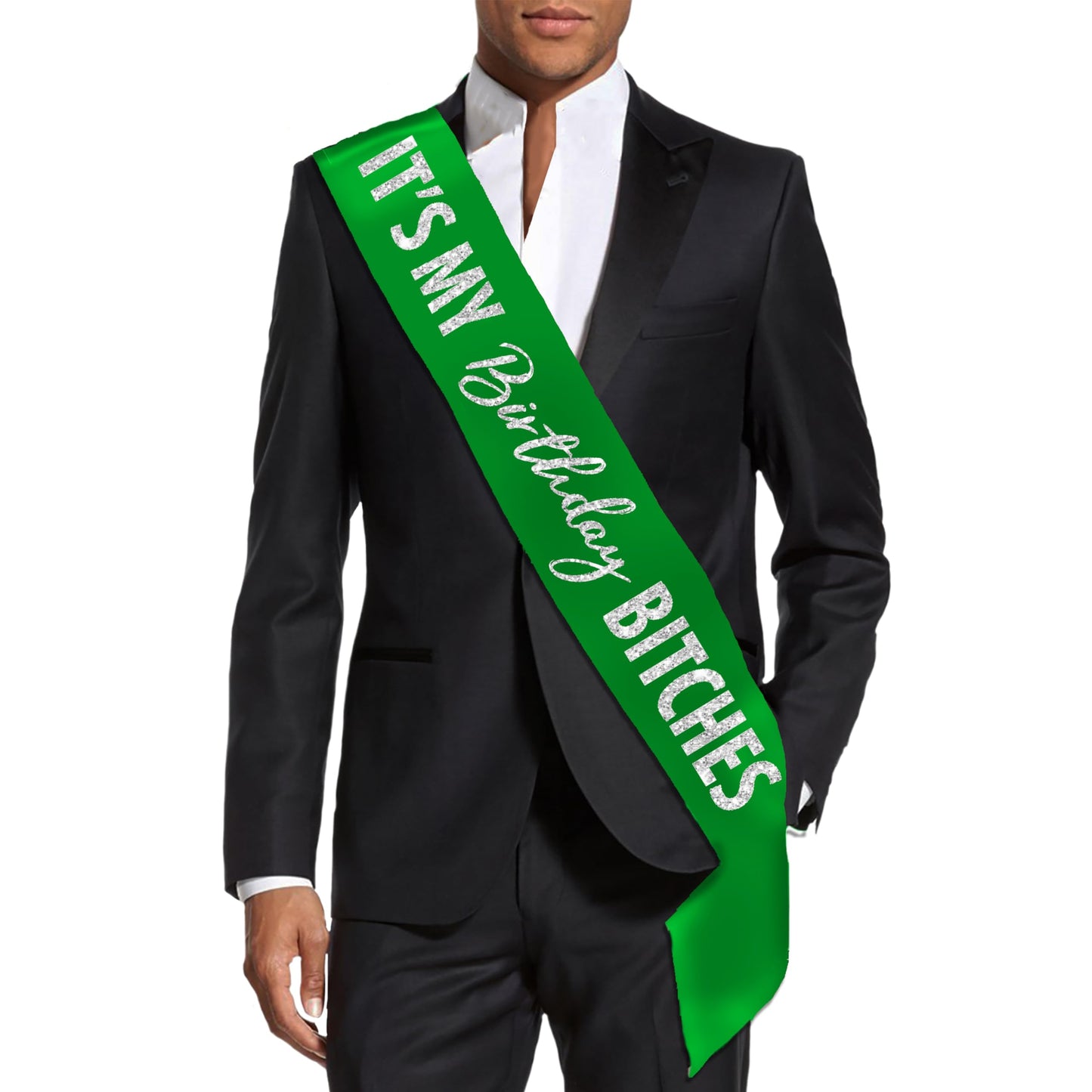 HOTFunny Birthday Sashes for Adults - UNISEX Gay Pride Sash - It's My Birthday B-tches Decorations