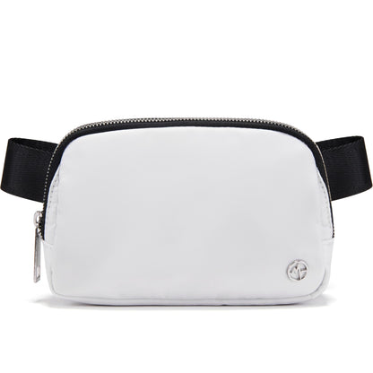 HOTPander Everywhere Belt Bag for Women, Fashion Waist Packs, Crossbody Bags, Everywhere Belt Bag with Adjustable Strap (Pure White).