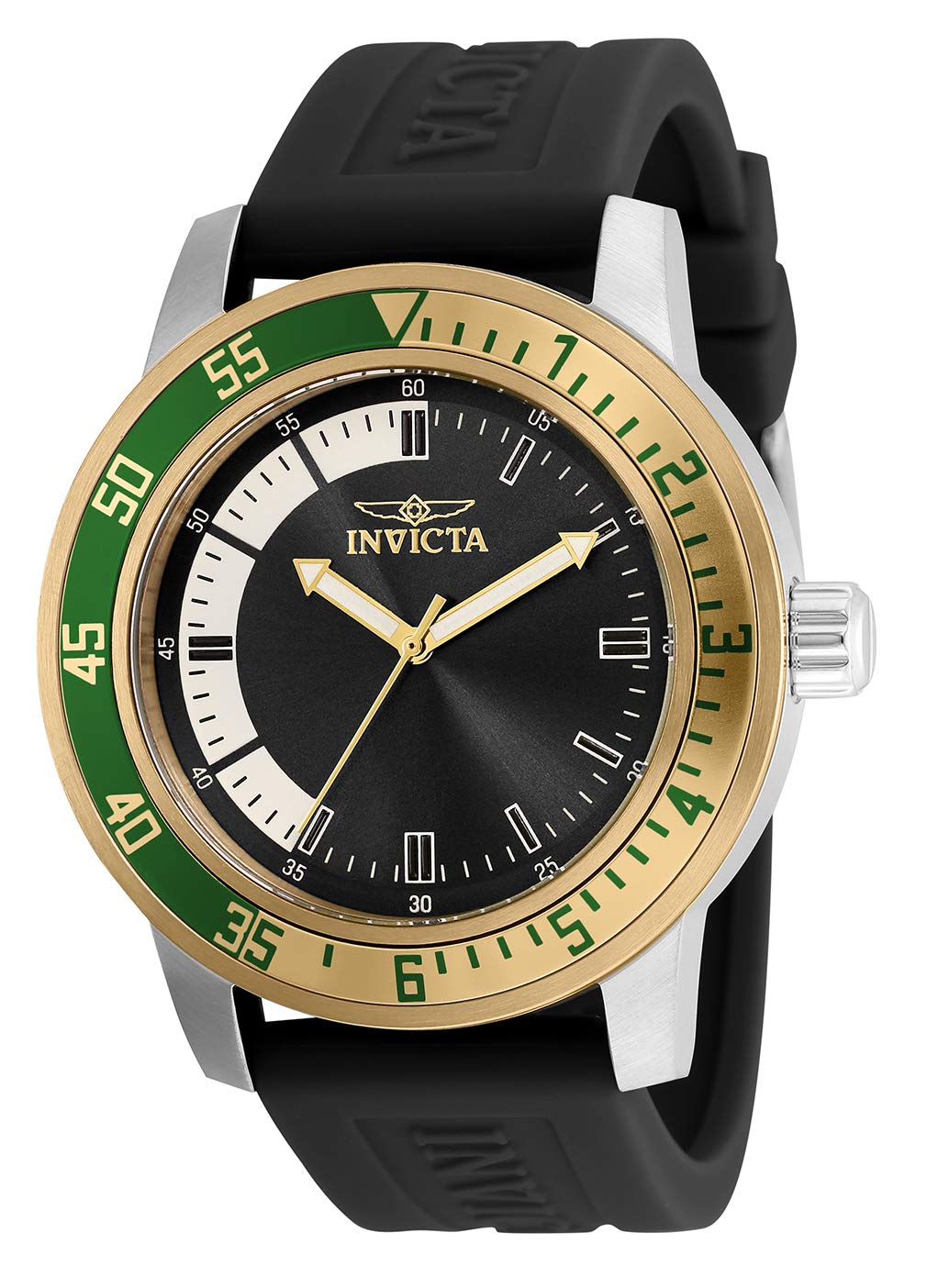 HOTInvicta Men's Specialty Silicone Quartz Watch