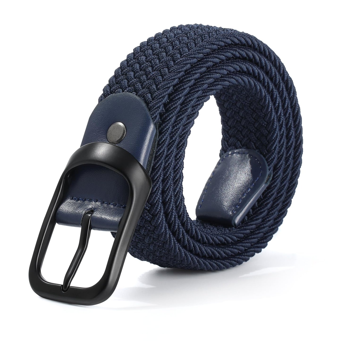 HOTAWAYTR Women Braided Elastic Belt - Women Stretch Woven Fabric Belt for Jeans