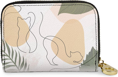 HOTMonarque RFID Secure Armored Zipper Wallet (Henri Matisse Cat)