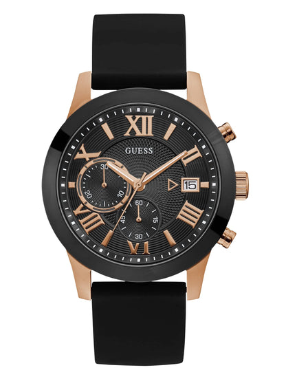 HOTGuess Men's Analog Dress Watch| Stainless Steel Case| 50M Water Resistance