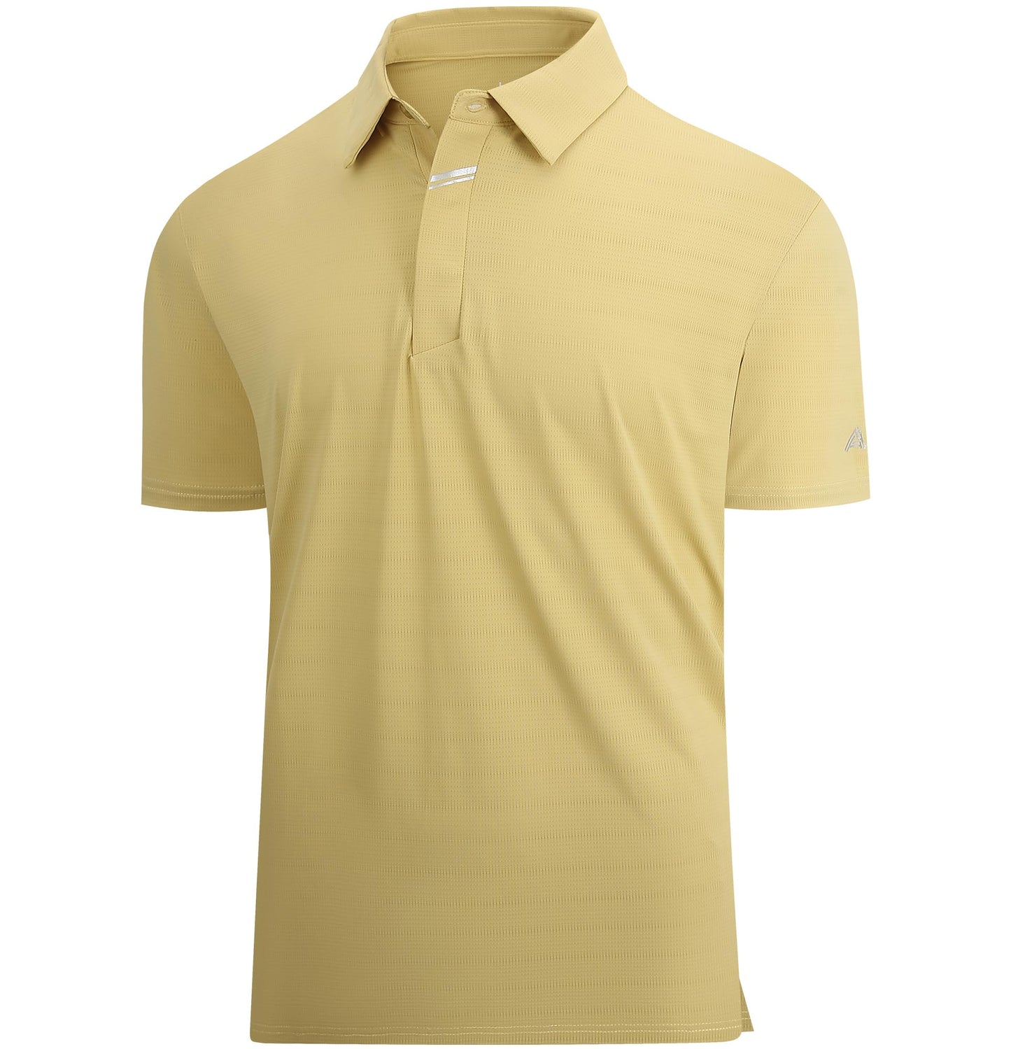 HOTEsabel.C Jacquard Golf Shirts for Men Dry Fit Short Sleeve Collared Polo | Moisture Wicking, Athletic Fit, 4-Way Stretch for Comfort, Wrinkle Free, Lightweight, Ideal for Golf, Casual & Work Wear