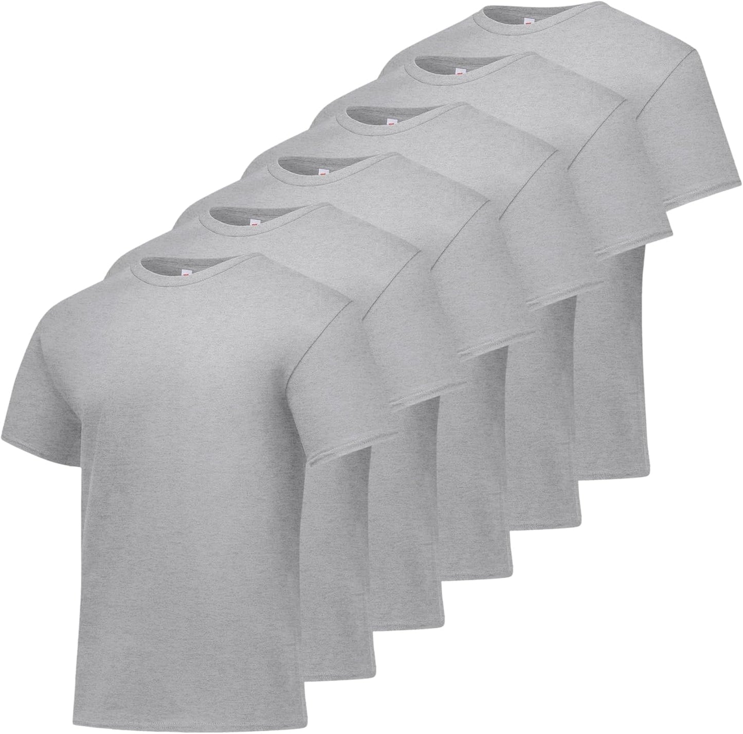 HOTHanes Men's T-Shirt Pack - 4 or 6 Pack - Essential-T Crewneck Cotton T-Shirts - Everyday Men's Clothing - Big & Tall
