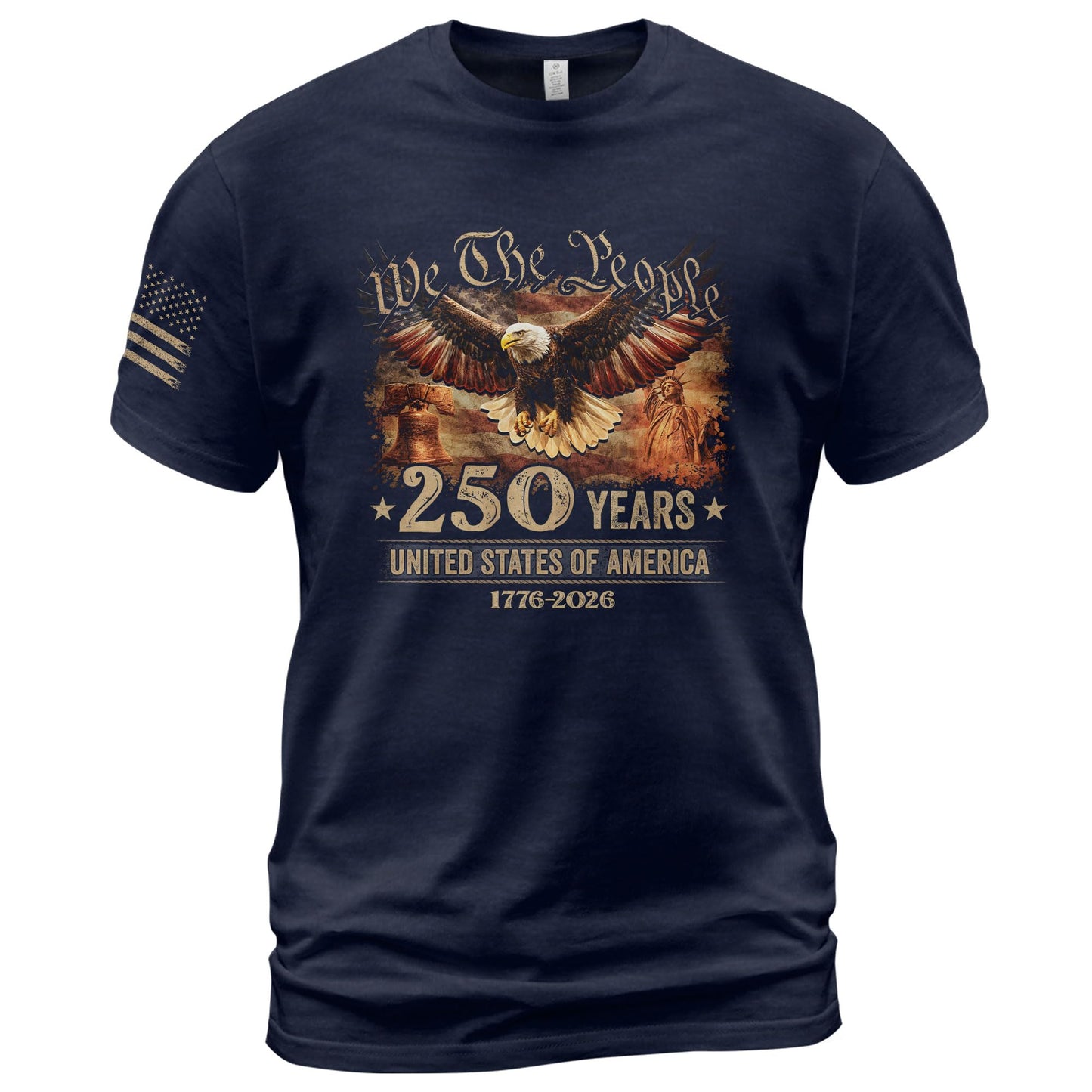 HOTAmerican 250th Anniversary Shirts, Mens Patriotic Shirts | Celebrate 250 years of history with these patriotic shirts, featuring vintage designs and soft, comfortable fabric