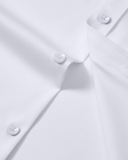 HOTMens Wrinkle Free Dress Shirts Regular Fit Business Button Down Shirt Formal Long Sleeve Wedding Stretch Shirts
