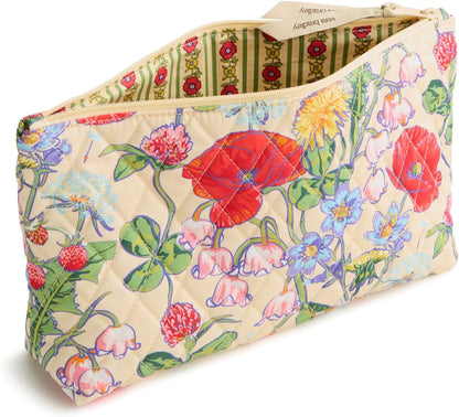 HOTVera Bradley Premium Cotton Medium Pouch – All the Pretty Wildflowers