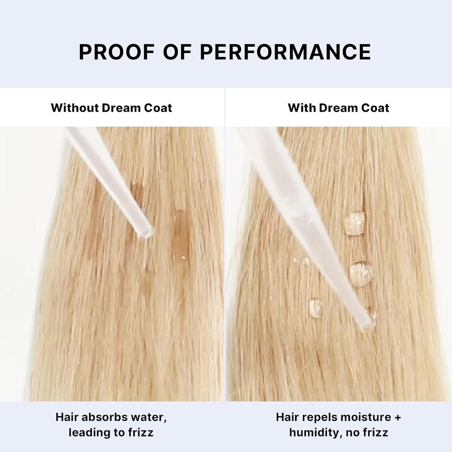 HOTCOLOR WOW Dream Coat Supernatural Spray, Anti-Humidity Frizz Control and Heat Protectant for Glassy, Shiny Hair
