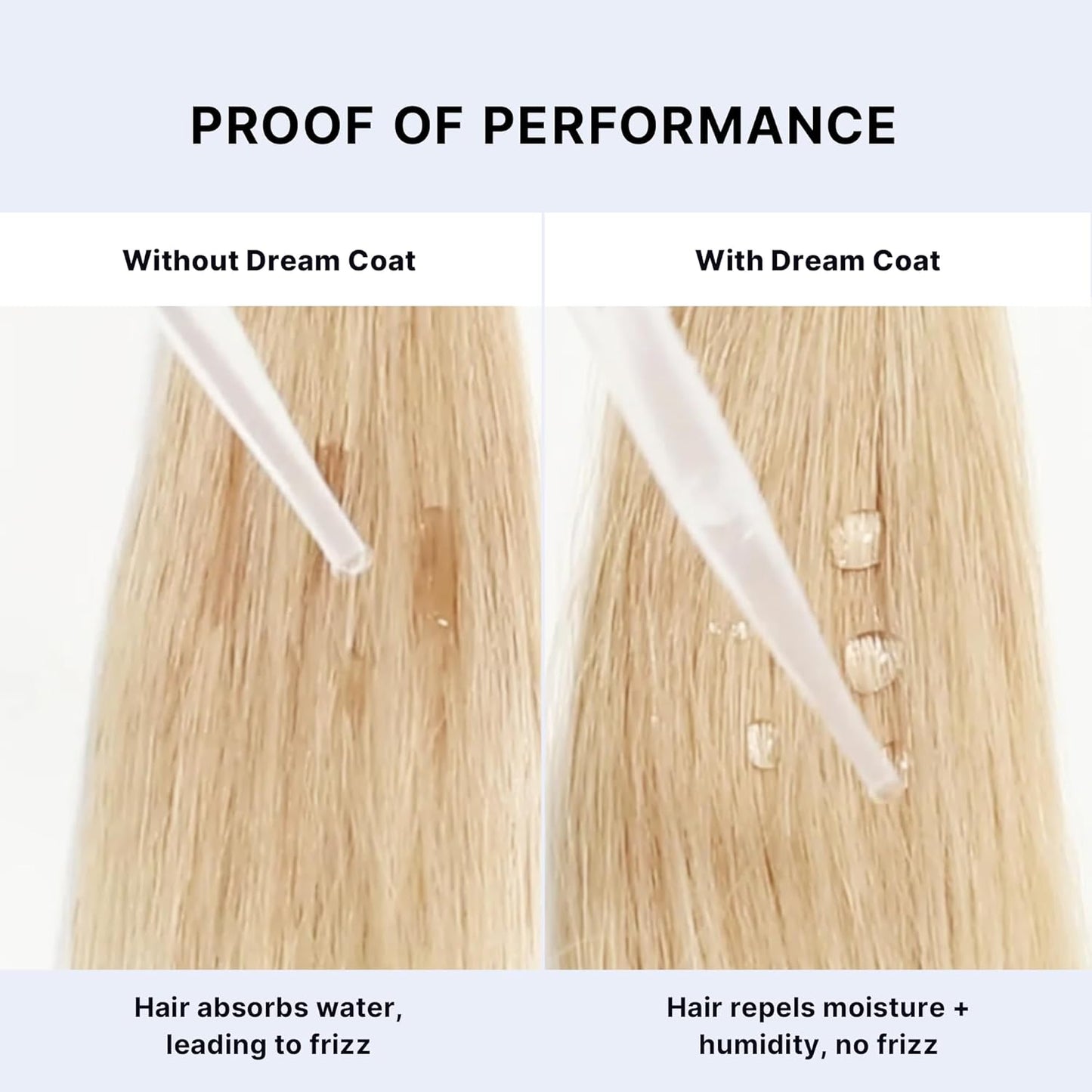 HOTCOLOR WOW Dream Coat Supernatural Spray, Anti-Humidity Frizz Control and Heat Protectant for Glassy, Shiny Hair