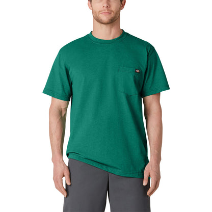 HOTDickies Men's Heavyweight Heathered Short Sleeve Pocket T-Shirt