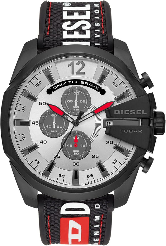 HOTDiesel Mega Chief Watch for Men, Chronograph Men's Watch