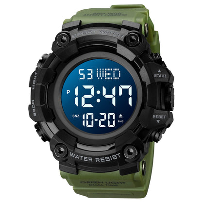 HOTFANMIS Mens Military Multifunction Digital LED Watch Electronic Waterproof Alarm Quartz Sports Watch