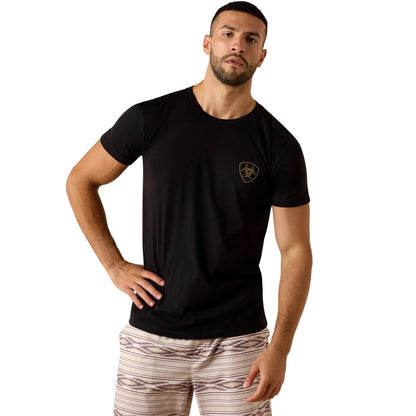 HOTARIAT Men's Banner Badge T-Shirt