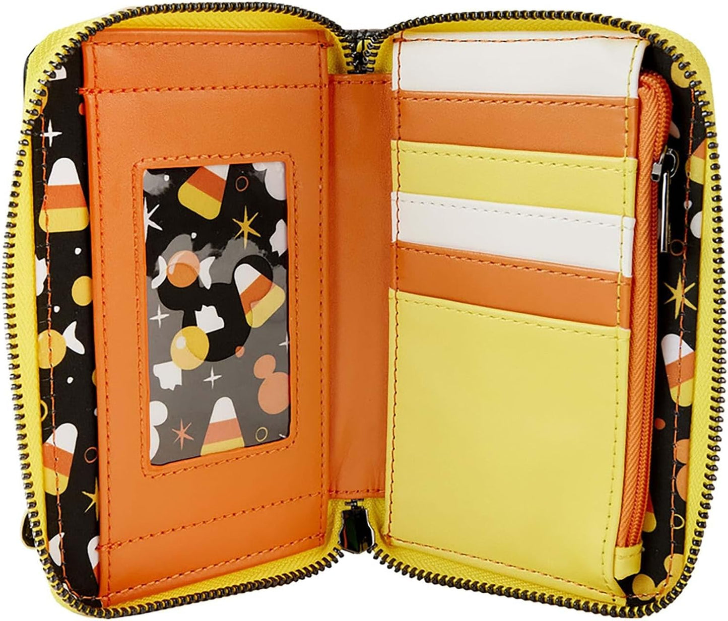 HOTLoungefly Disney Mickey and Friends Candy Corn Zip Around Wallet
