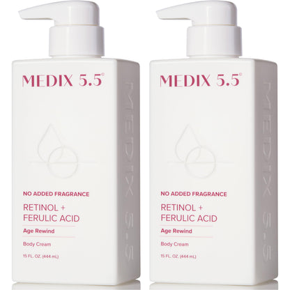 HOTMedix 5.5 Retinol Body Lotion Firming Moisturizer | Crepey Skincare Treatment | Retinol Body Cream | Anti Aging Firming Cream For Women Targets Look Of Crepe Skin, Wrinkles, & Sagging Skin, 15 Fl Oz