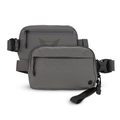 HOTVertx Everyday Tactical Fanny Pack 2.1-100% Nylon Fanny Pack for Men and Women with CCW-Ready Design and Rapid Access Tab - Black - 2L