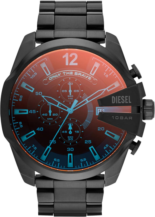 HOTDiesel Mega Chief Watch for Men, Chronograph Men's Watch
