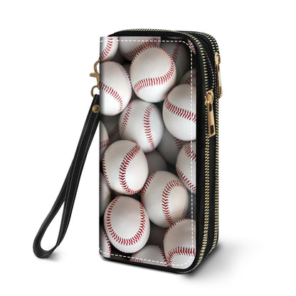 HOTWomen's Large Capacity Wallet PU Leather Double Zipper Clutch Purse Multifunctional Wallet with Removable Wristlet Strap for Smart Phone/Coin/Card/Cash, Flower Butterfly