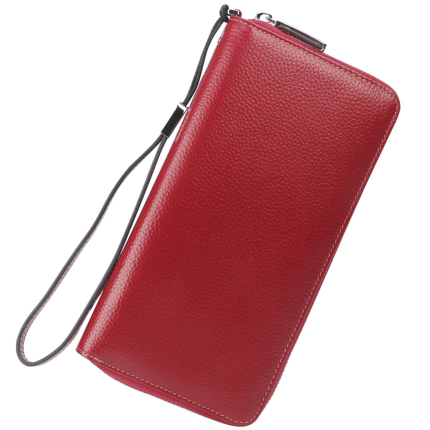 HOTLavemi Small Compact Women Wallet RFID Blocking Genuine Leather Bifold Purse with ID Windows
