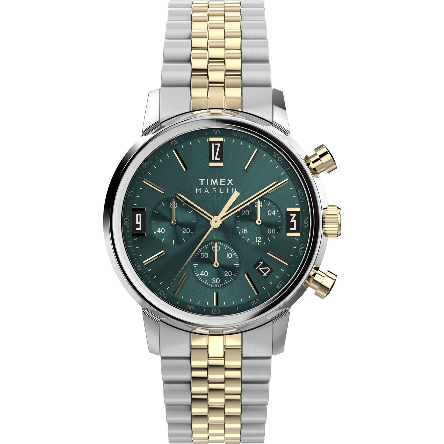 HOTTimex Marlin Chronograph Tachymeter 40mm Men’s Analog Watch | Retro Design | 50M Water Resistance