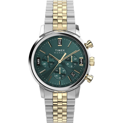 HOTTimex Marlin Chronograph Tachymeter 40mm Men’s Analog Watch | Retro Design | 50M Water Resistance