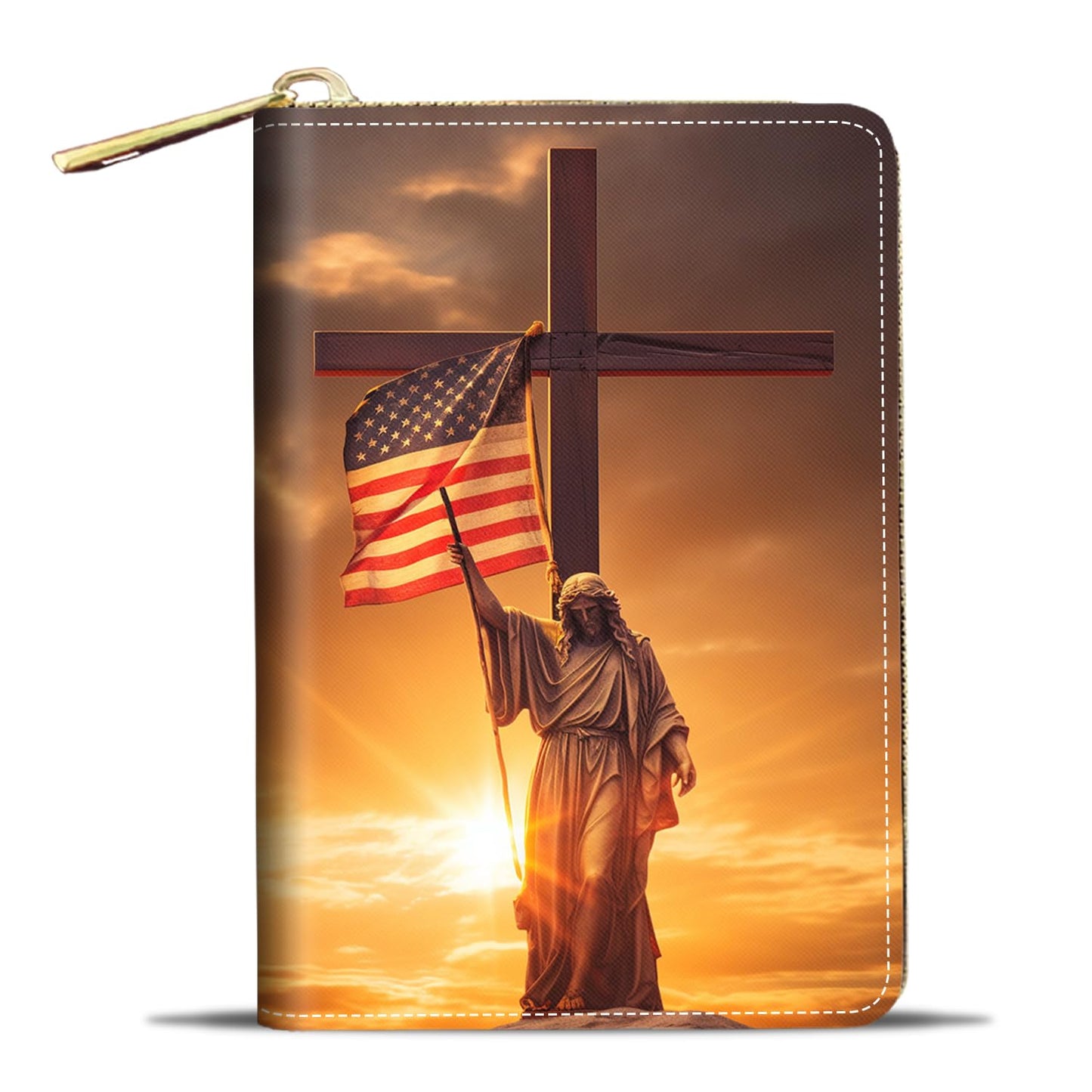 HOTCredit Card Holder Wallets for Women, Small RFID Wallet Slim Leather Card Organizer Case with Zipper, Retro Music Cassette